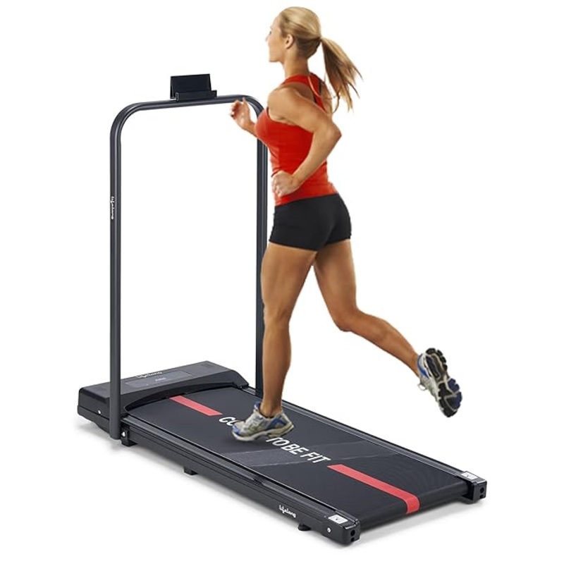 Fit Pro Under Desk Treadmill  2HP Motor, 8Km/h Walking Pad, 110Kg Capacity (Black)