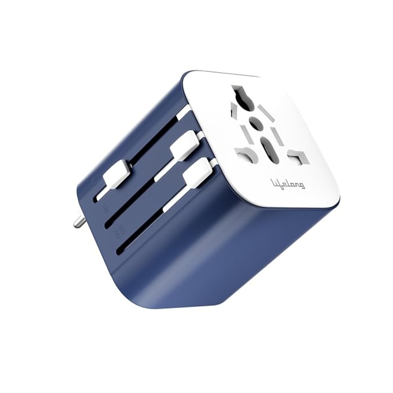 Lifelong 10A Universal Travel Adapter  2500W All-in-One for 180+ Countries