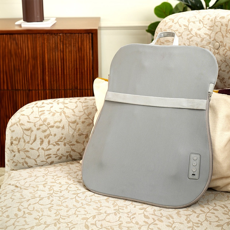 Lifelong Full Back Massager with Heat  3D Shiatsu Kneading, SL Tracker, Deep Tissue Massage with Spot Function & Auto Shut-Off