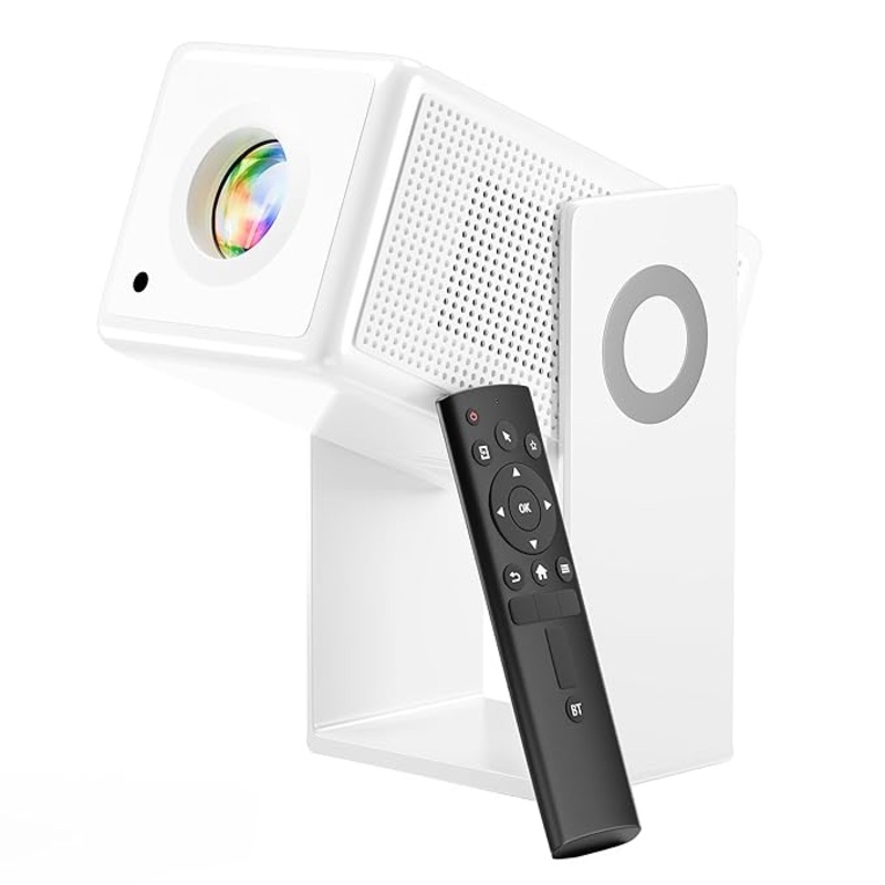 Lifelong Lightbeam 2 Pro Smart Projector  Full HD 1080P, 4K Support, 4000 Lumens, Android OS, Wi-Fi, Bluetooth Remote, HDMI 2.1, 150 Display with Dual Speakers