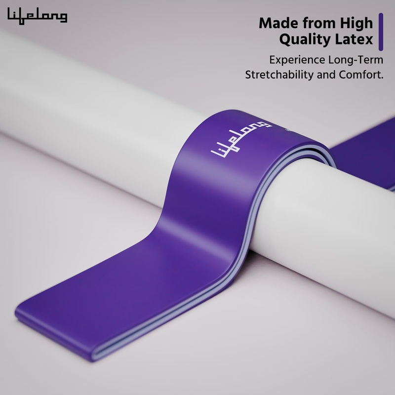Lifelong Natural Rubber Resistance Band for Workout | 7 to 16 KG: Extra Light