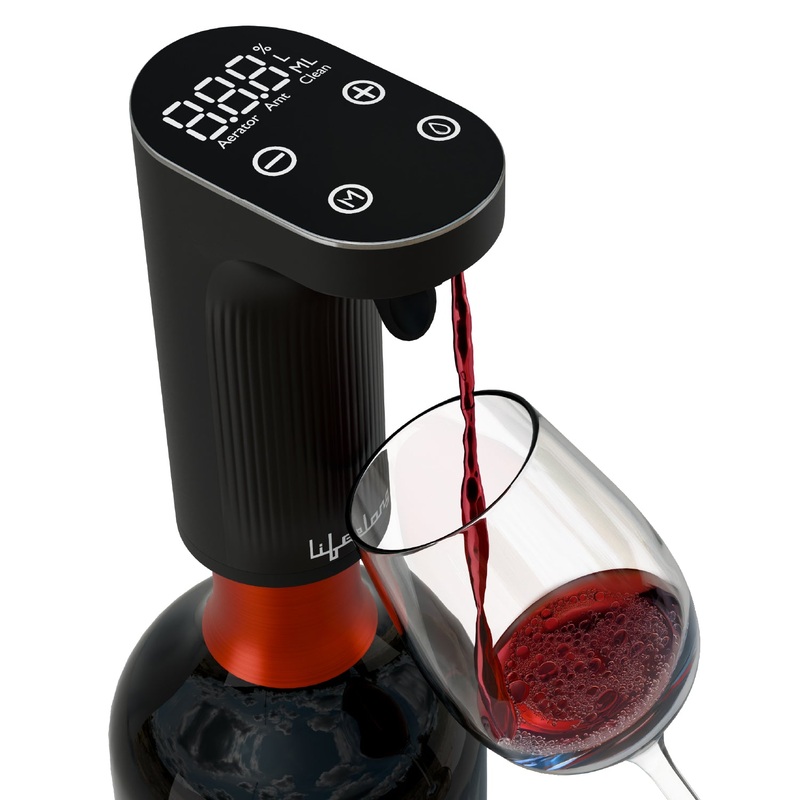 Lifelong Rechargeable Drink Dispenser & Aerator | Bar Accessories for Home | Whisky Measures  1 to 999 mL | For Cocktail, Wine, Whiskey Bottle | Alcohol Dispenser | Easily Measure & Pour (LLELD09)