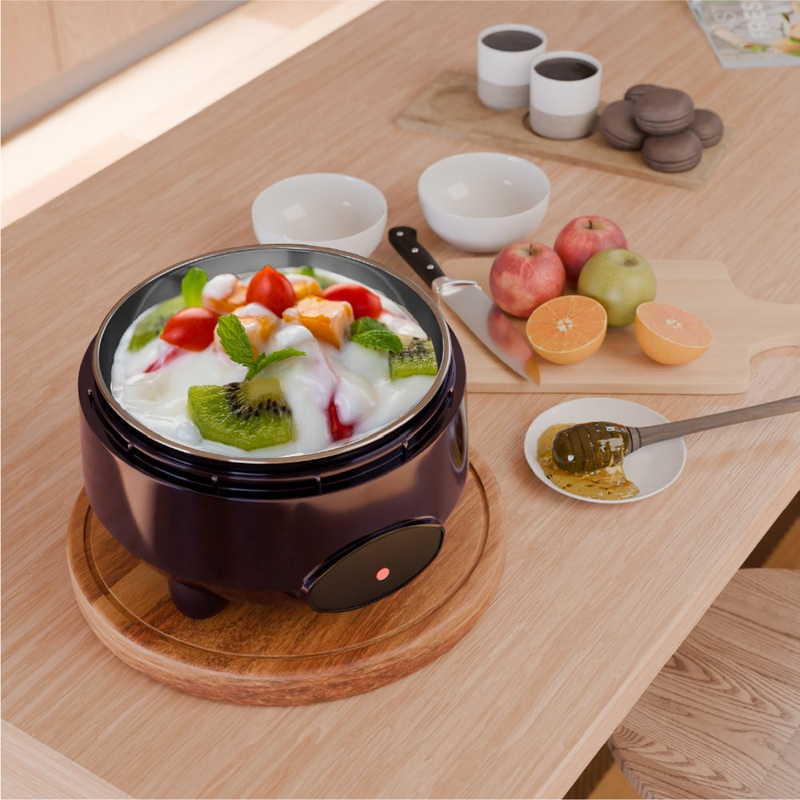 Yogurt & Curd Maker for Home | Automatic Curd Maker with Auto Temperature Regulation | Electric Probiotic Yogurt Maker Machine for Kitchen