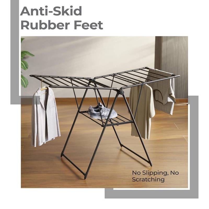 Lifelong Foldable Cloth Drying Stand | Rack for More Drying Space