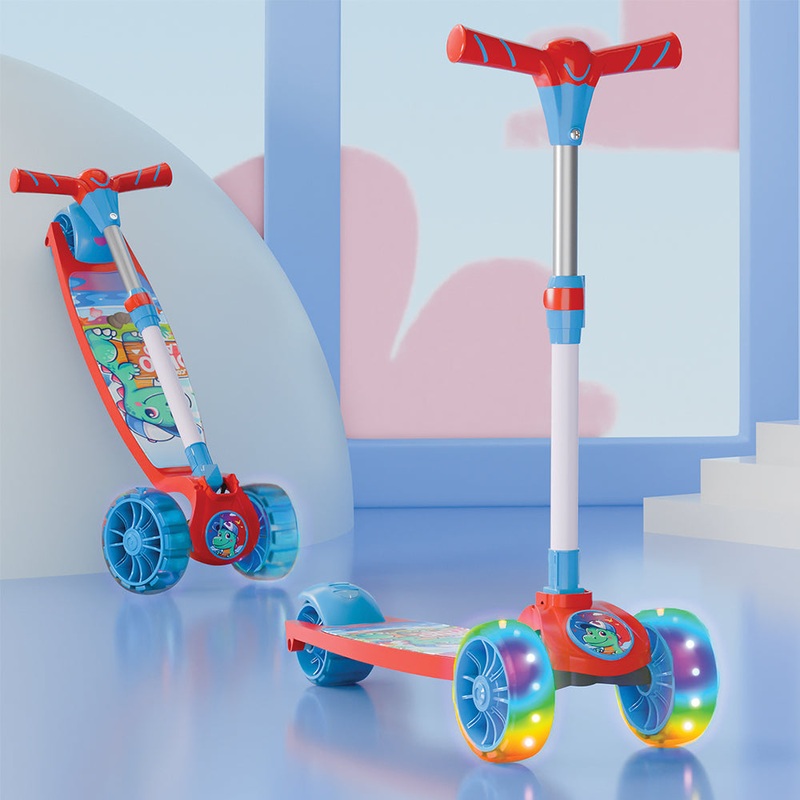 Lifelong Kids Foldable Scooter – LED Wheels & Adjustable