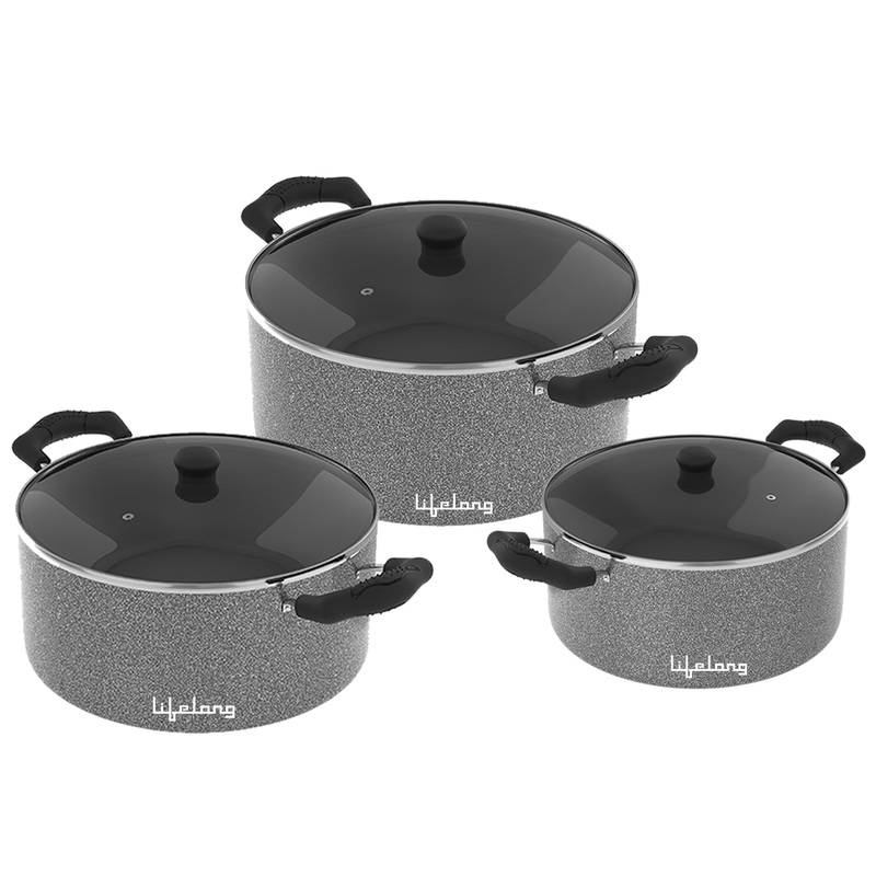 Lifelong LLBYPT01 Biryani Pot with Glass Lid