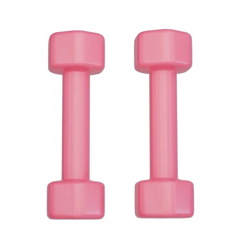 Lifelong Neoprene Dumbbells Set for Home Workout – 2 x 2.5kg (Pink)