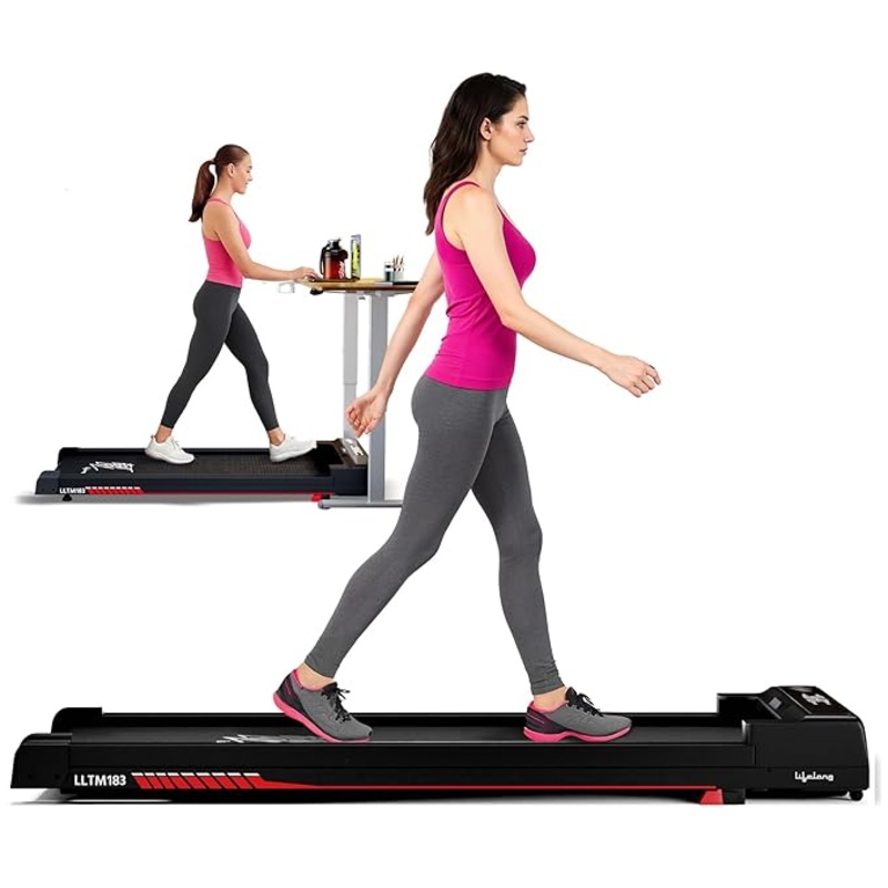 Lifelong Walking Pad Treadmill  3HP Motor, Incline, Foldable, 110Kg (LLTM183)