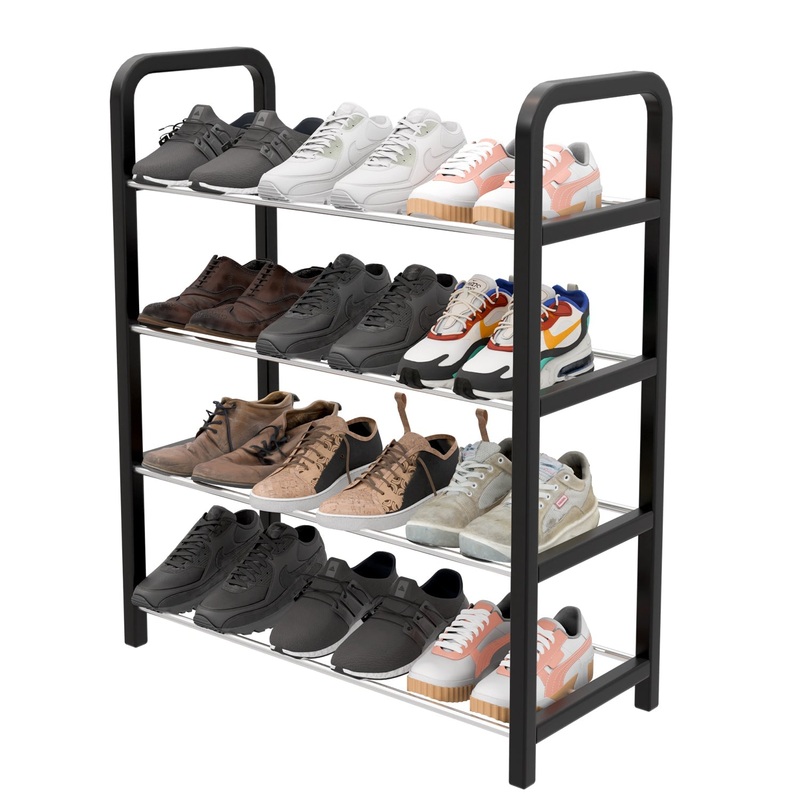 Multipurpose shoe rack 4-tier