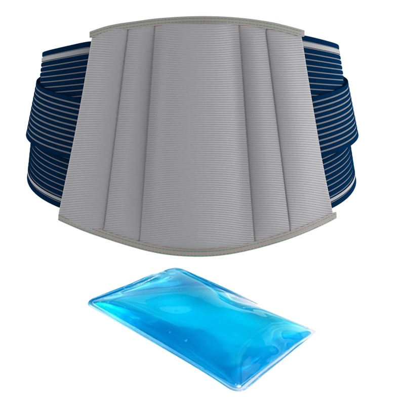 Orthopedic Lumbo Sacral Support Belt  Back Pain Relief & Waist Support (Medium, Blue)