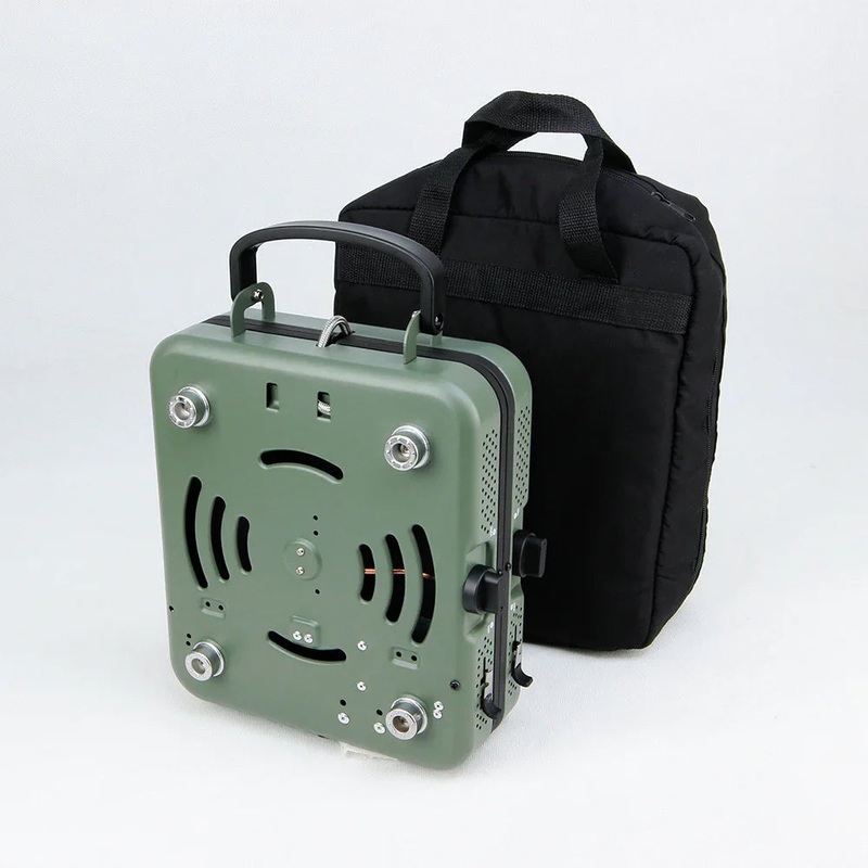 Foldaway Double Burner Effortless Gas Stove