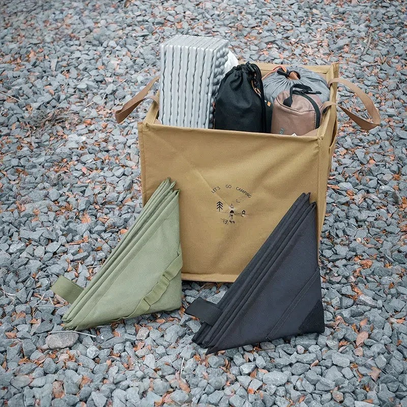 Folding Camping Storage Bag|Black|Yellow|Green|Random Color 2pcs