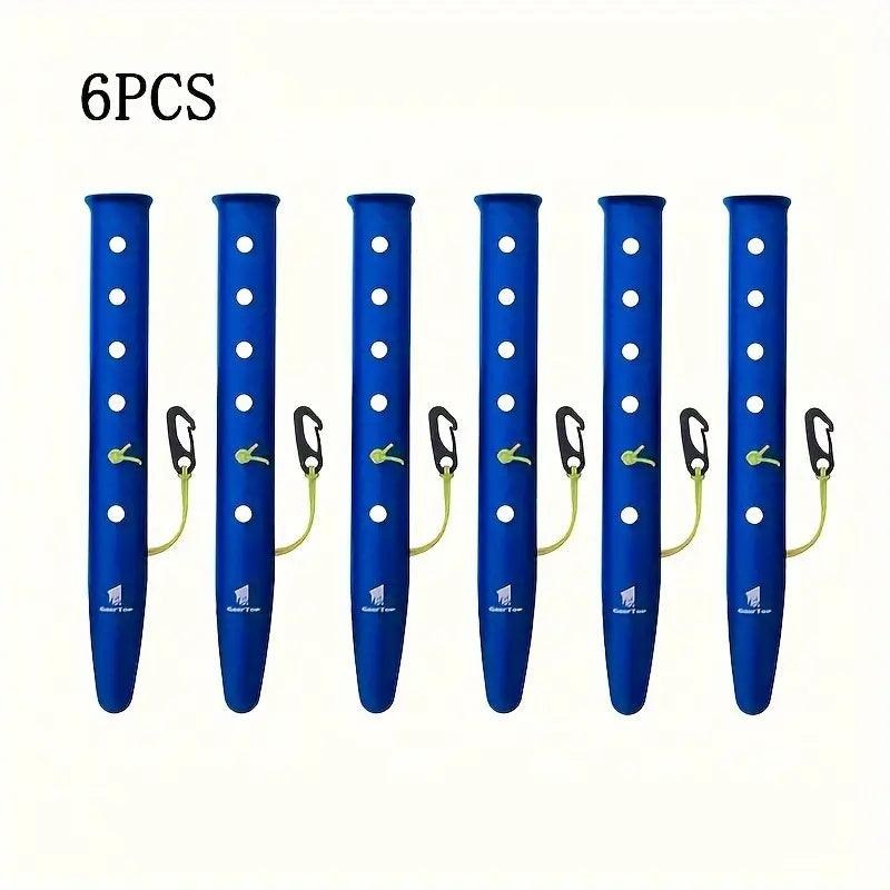 GEERTOP 6-Piece Aluminum Tent Stakes