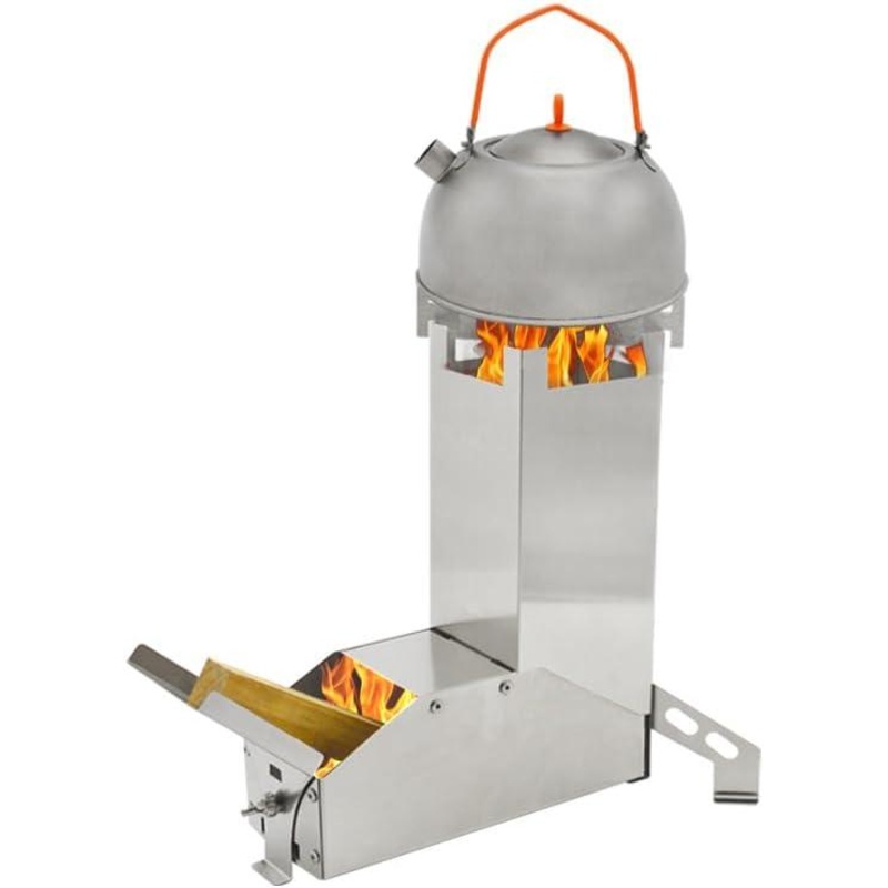 GEERTOP L-Shaped Folding Camping Stove