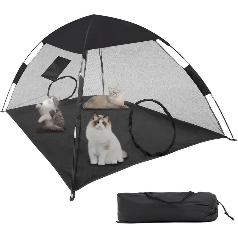 GEERTOP Portable Outdoor Mesh Cat/Dog Tent
