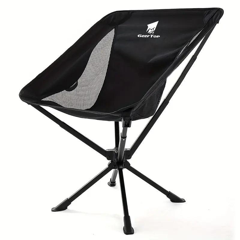 GeerTop Rotating Camp Chair – 300lb Capacity