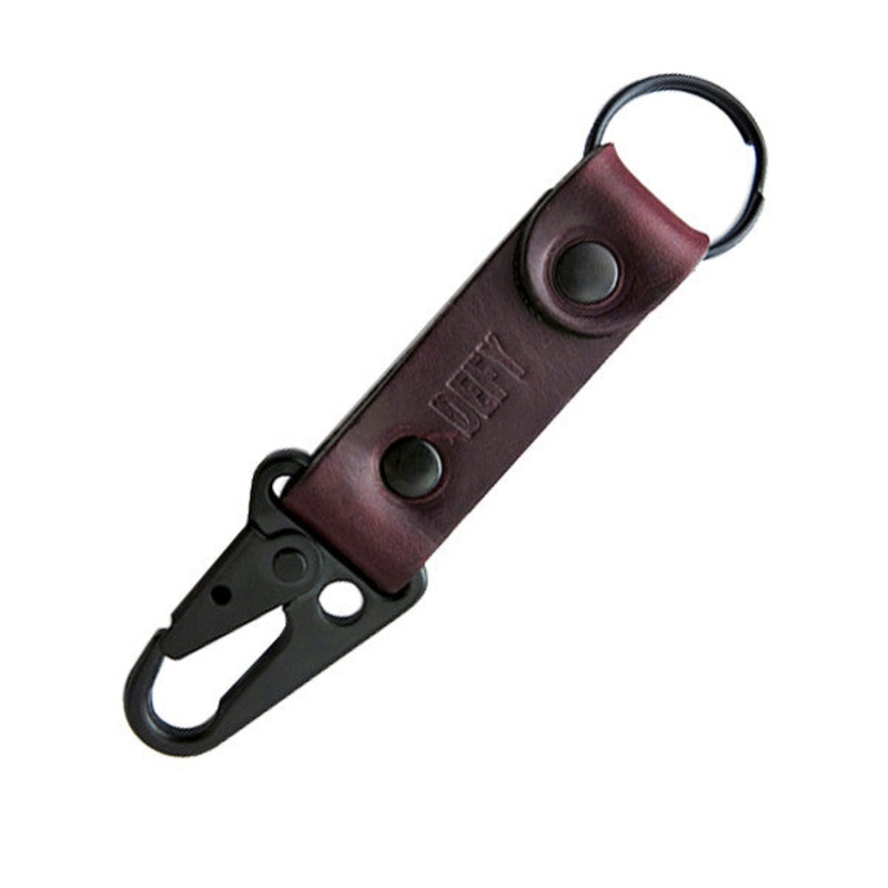 Key Chain / Horween Oxblood Chromexel Leather | Ships in 1 Week