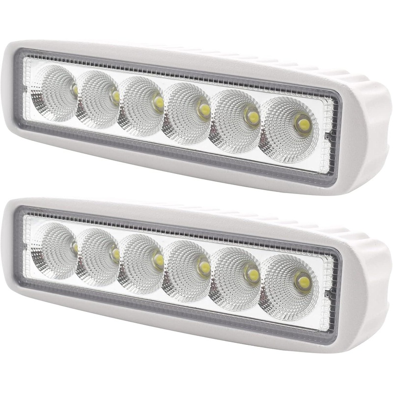 LED Waterproof White Flood Beam Boat Light Bar