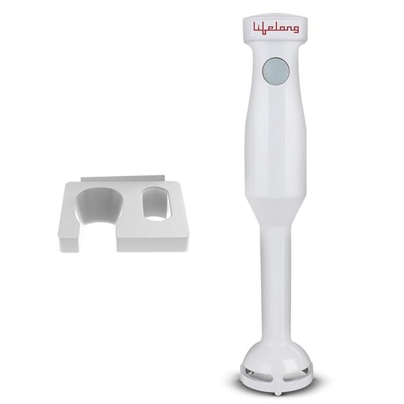 Lifelong 300W Stainless Steel Hand Blender  Low Noise, Anti-Splash