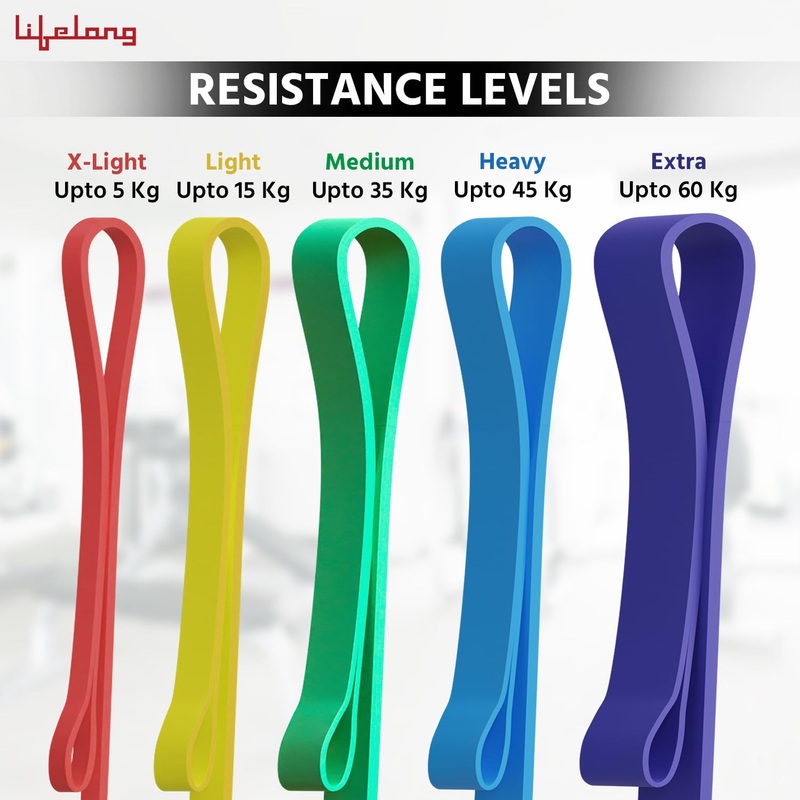 Lifelong Heavy Resistance Band for Workout Set (Light)