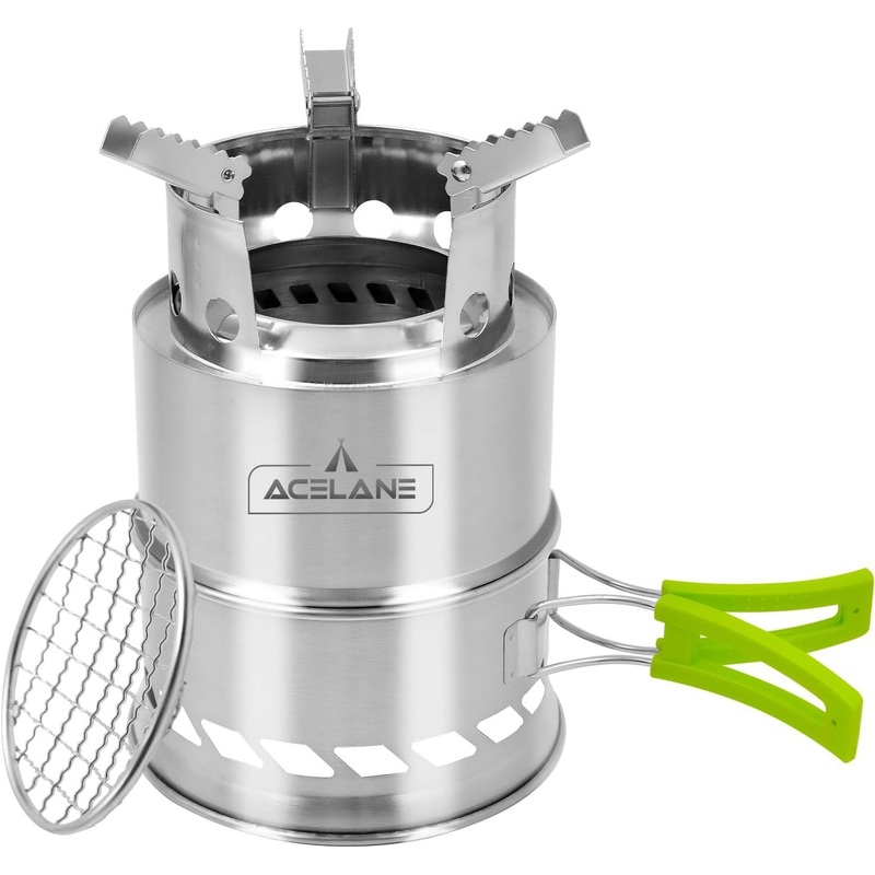 Portable Stainless Steel Camping Wood Stove