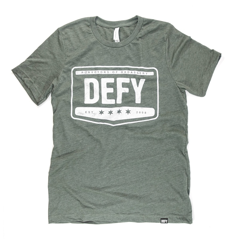 Badassery Tee / Military Green Heather | Low Stock