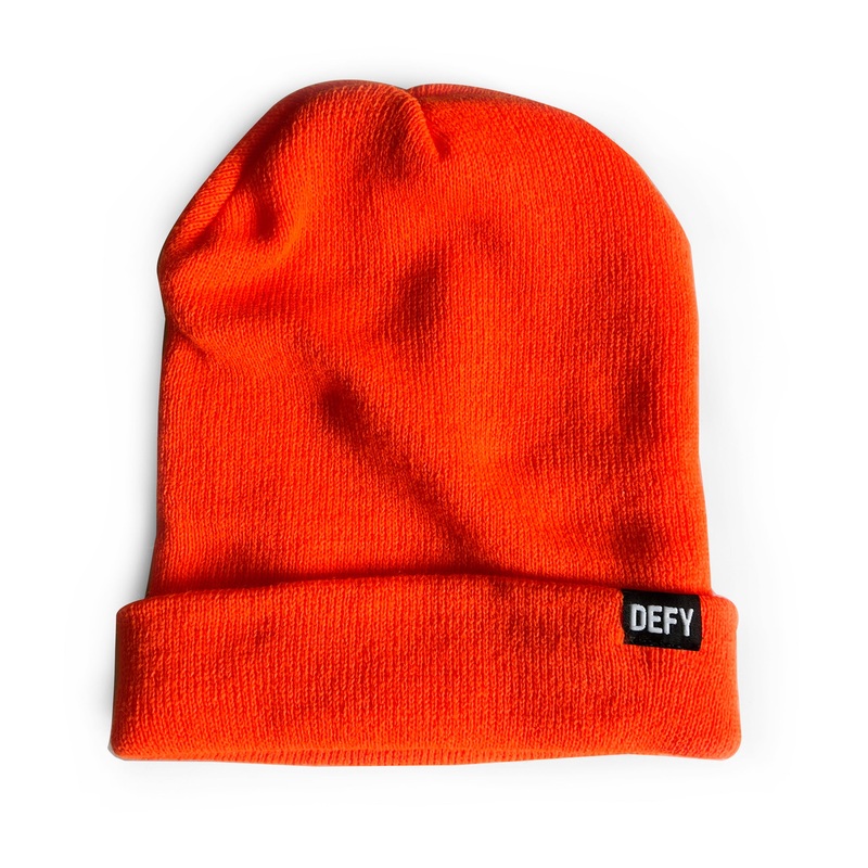 DEFY Fire Beanie / Low Stock|Blaze Orange