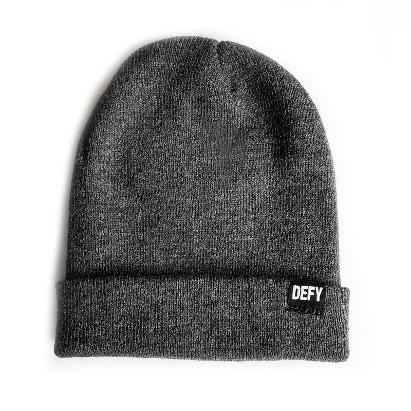 DEFY Grey Beanie / Low Stock|Grey