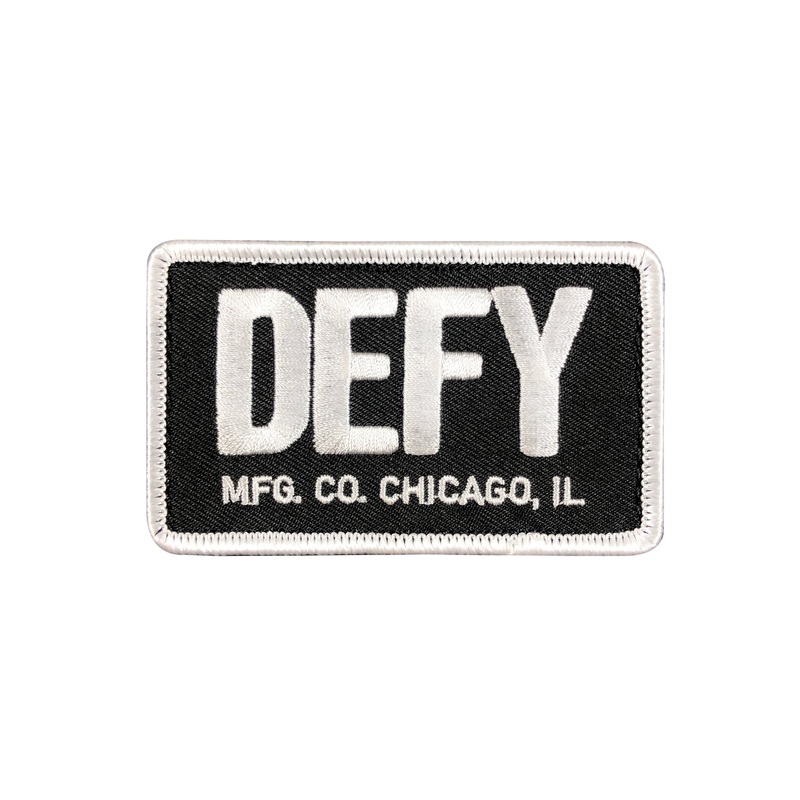 DEFY MFG. Co. Velcro Backed Patch
