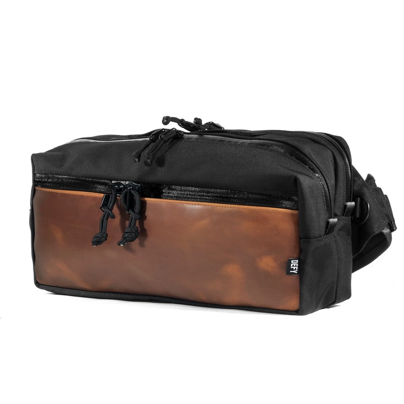 Insidious Sling / Ballistic Nylon + Horween Cavalier Whiskey Leather / Ships in 10-12 Weeks