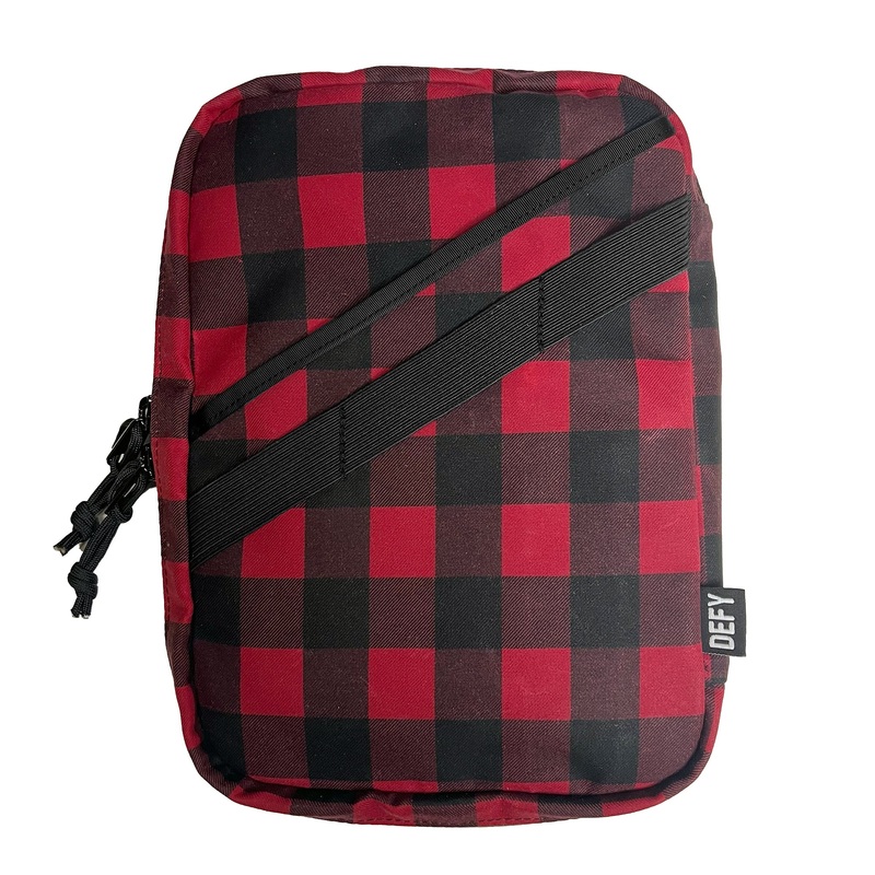 The Void Admin Pouch / TexWax Buffalo Plaid Wax Canvas