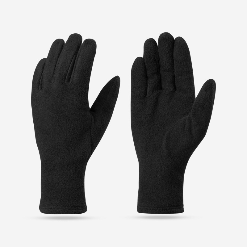 Forclaz MT100 Fleece Gloves|Black|2XS – XS|S – M|L – XL|2XL – 3XL