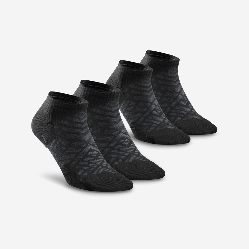 Quechua Socks Hike 100 Low 2-Pack – black