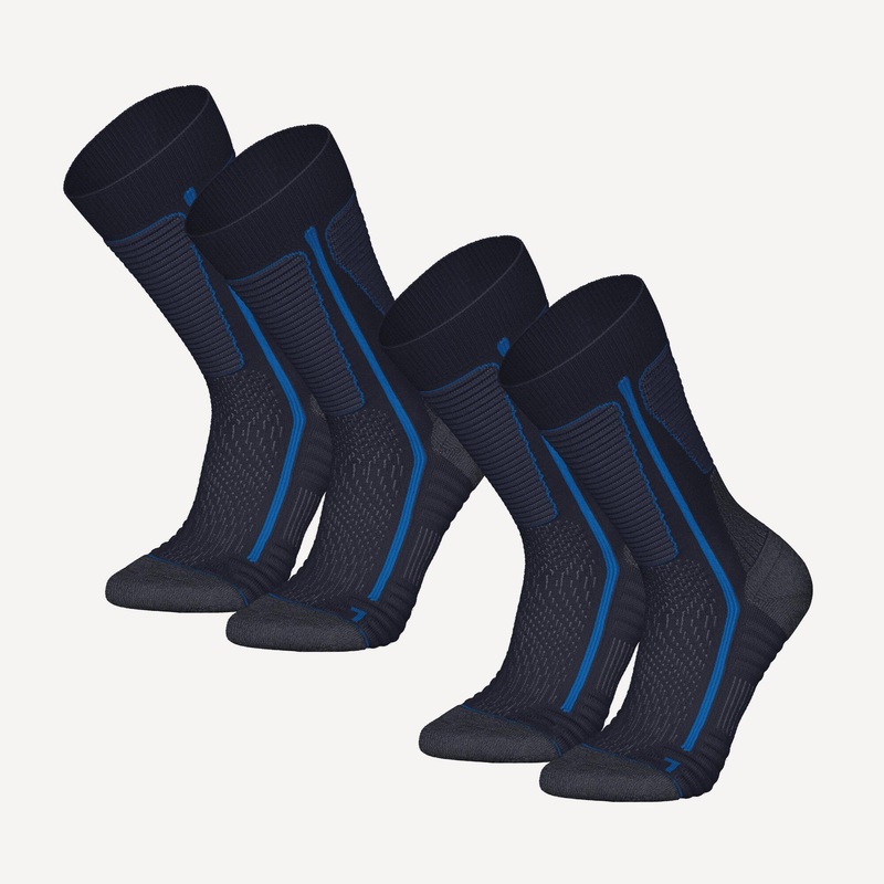 Quechua SH500 Merino Wool Winter Mid Socks – 2 Pairs