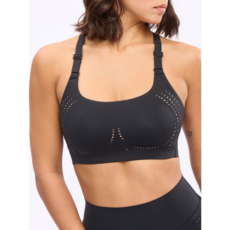 Airbrush Laser BTC Sports Bra – Onyx Black