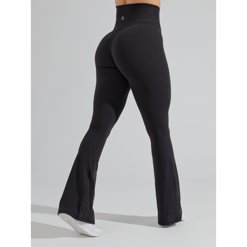 Legacy Flare Legging – Onyx Black