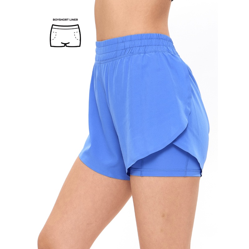 Flirty Flo Short Boyshort – Azul