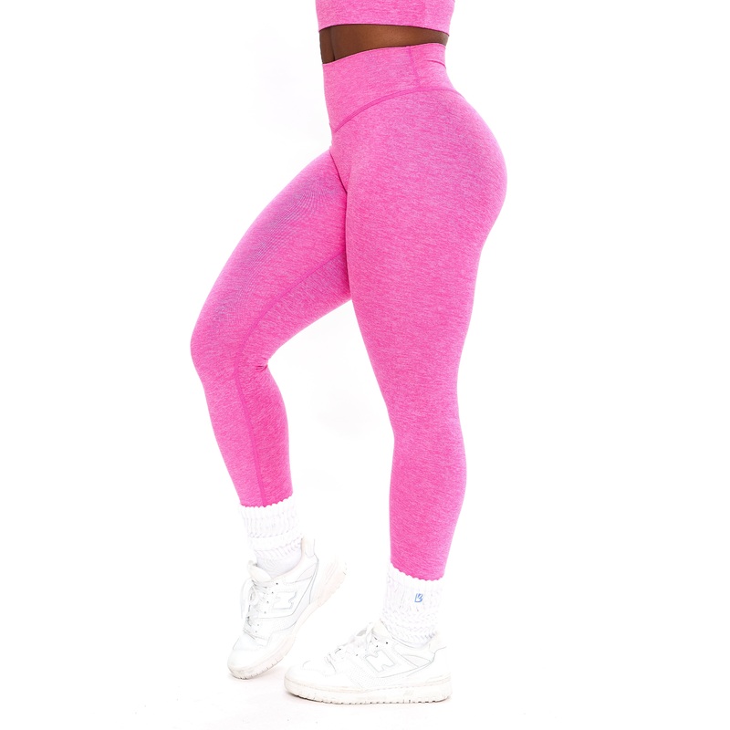 Dream Heathered Legging 26 – Candy Crush Pink