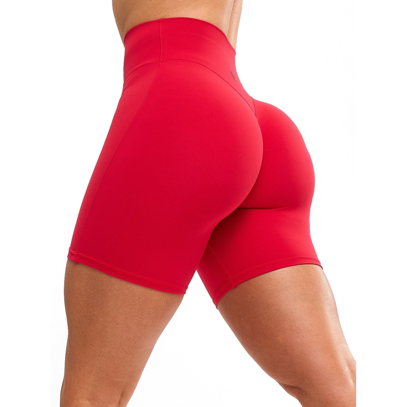 Aggressive Scrunch Short 7 – Lipstick Red