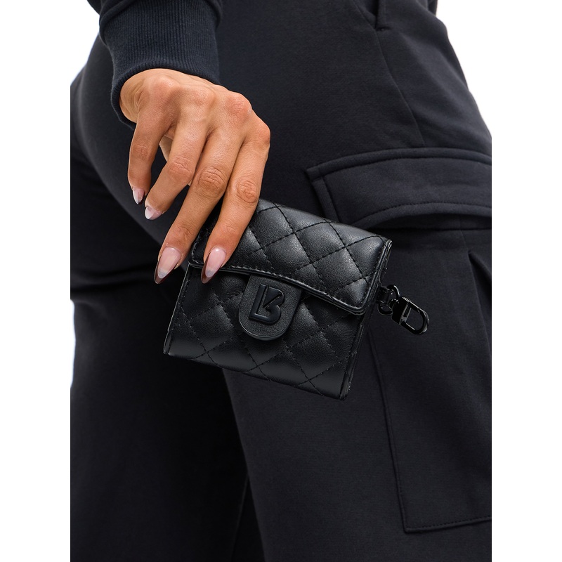 Quilted Wallet – Onyx Black
