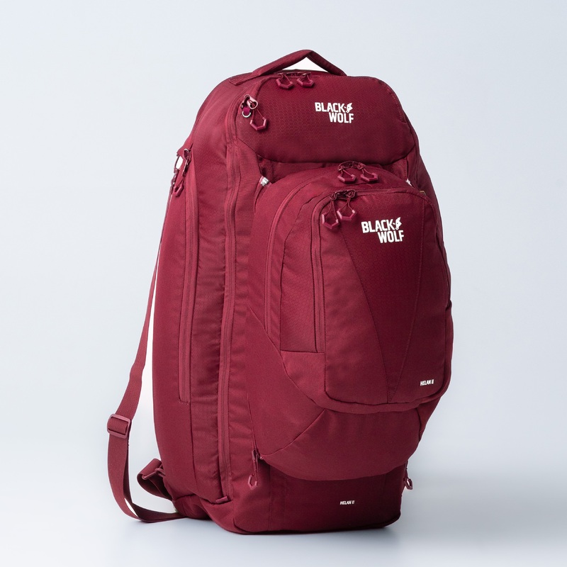 Helan II 65 Travel Backpack|Moss|Tibetan Red|Eclispe