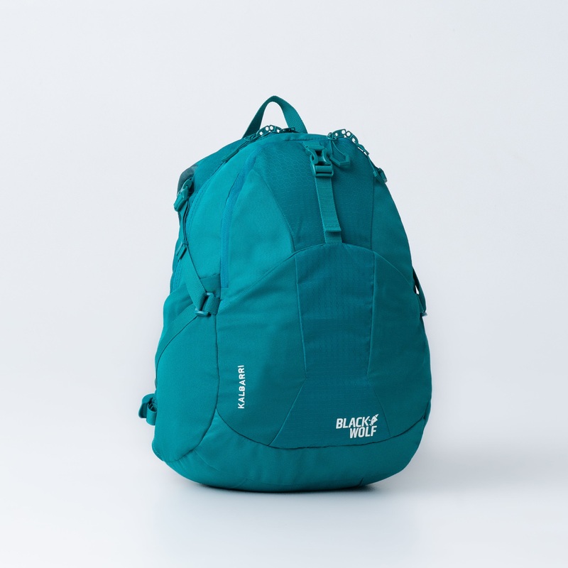 Kalbarri Backpack|Jet Black|Quetzal Green