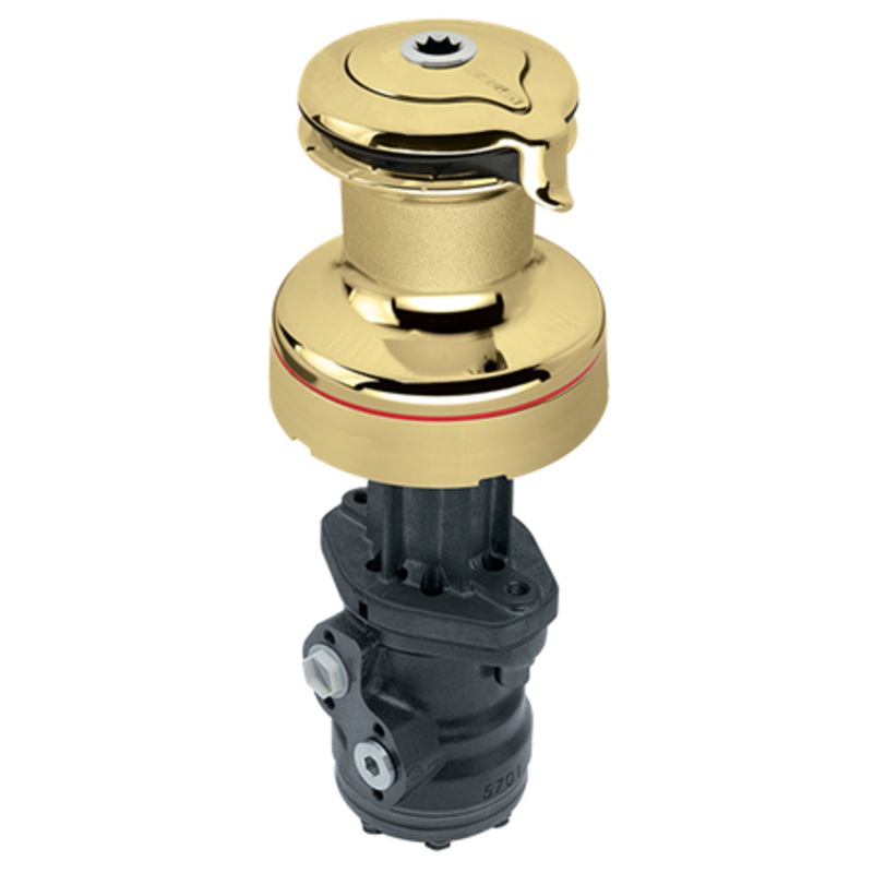 Harken #46 2 Speed Hydraulic Self-Tailing Radial Winch – Bronze
