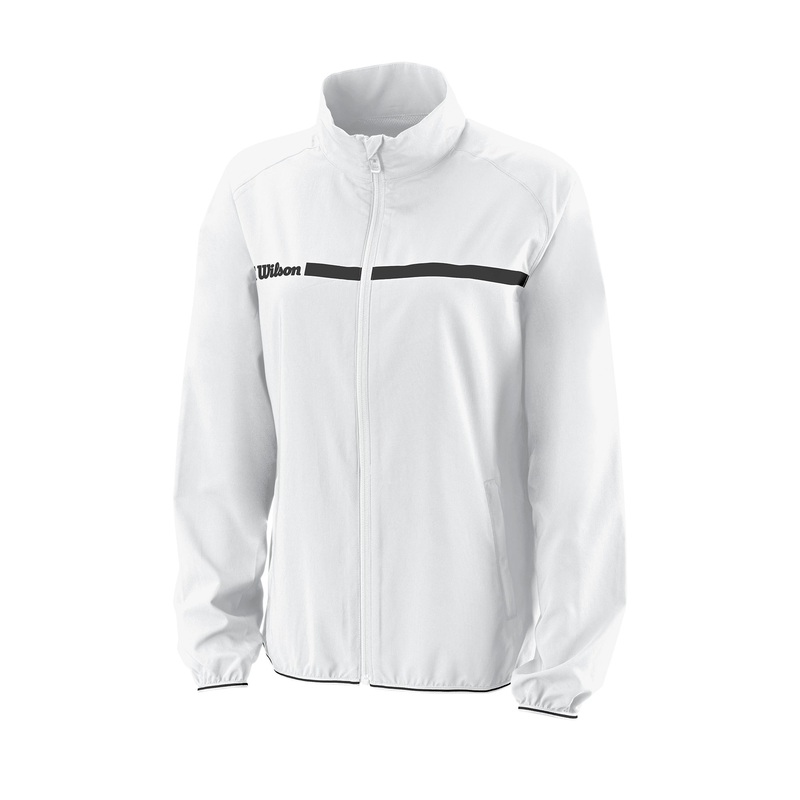 WOMEN’S TEAM II WOVEN TENNIS JACKET – WHITE