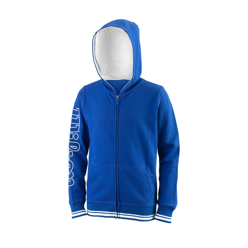 YOUTH TEAM II FZ TENNIS HOODY – TEAM ROYAL