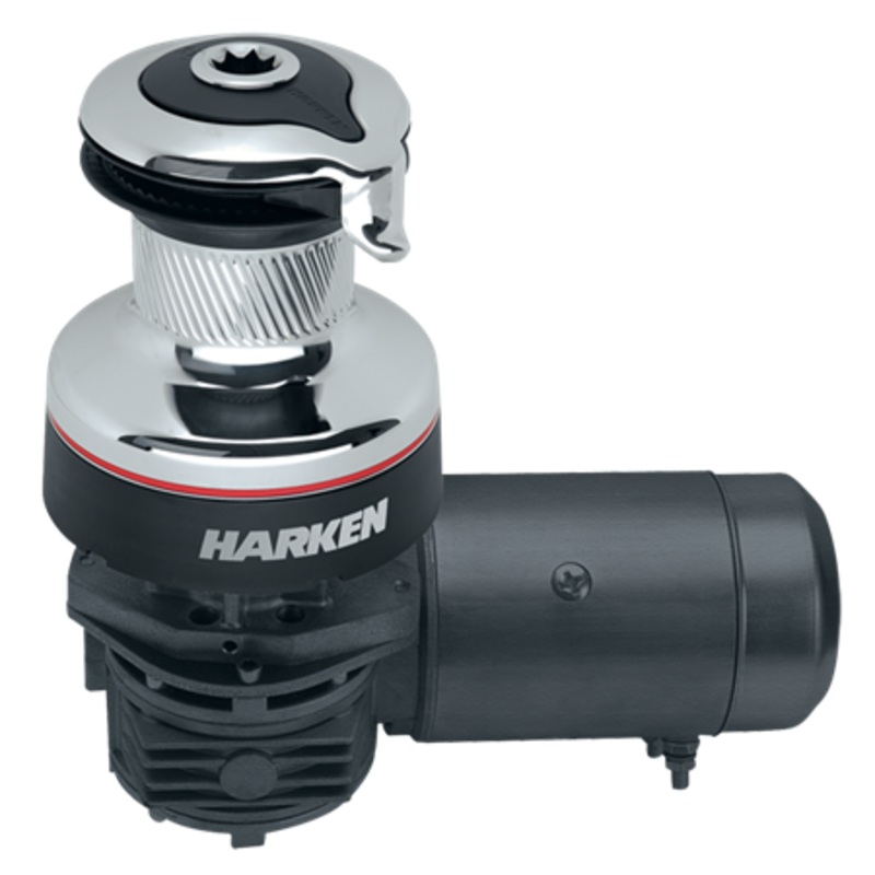 Harken #35 2 Speed Electric Self-Tailing Radial Winch – Chrome