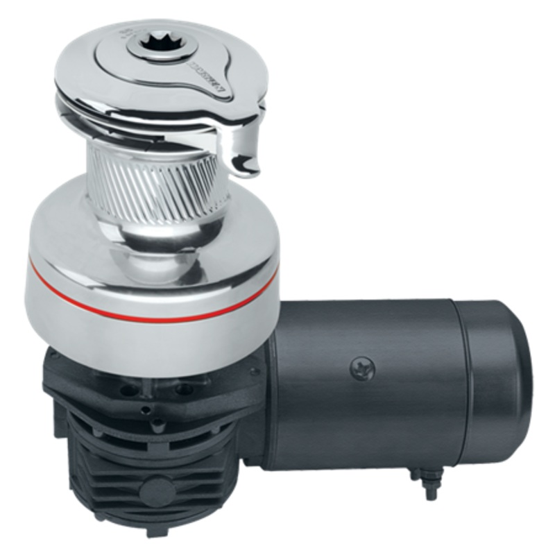 Harken #40 2 Speed Electric Self-Tailing Radial Winch – All Chrome