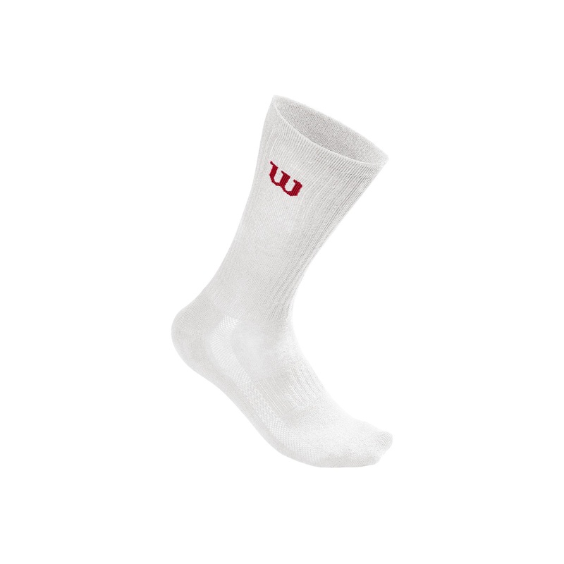 MEN’S CREW SOCKS 3PAIR/PACK – WHITE