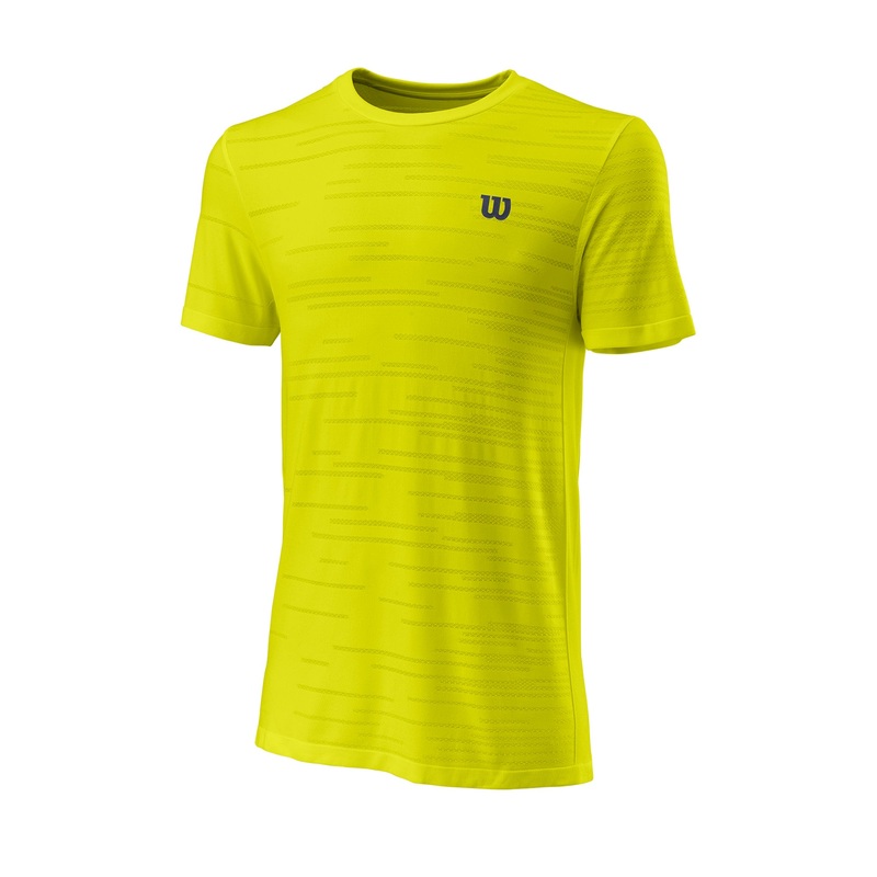 MEN’S KAOS RAPIDE II SEAMLESS TENNIS CREW NECK T-SHIRT – SULPHUR SPRING