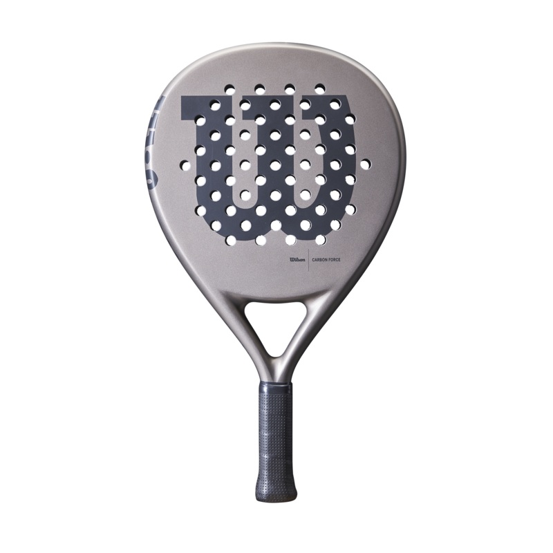 CARBON FORCE Padel Racket|4 1/4″|Grey|Uncovered